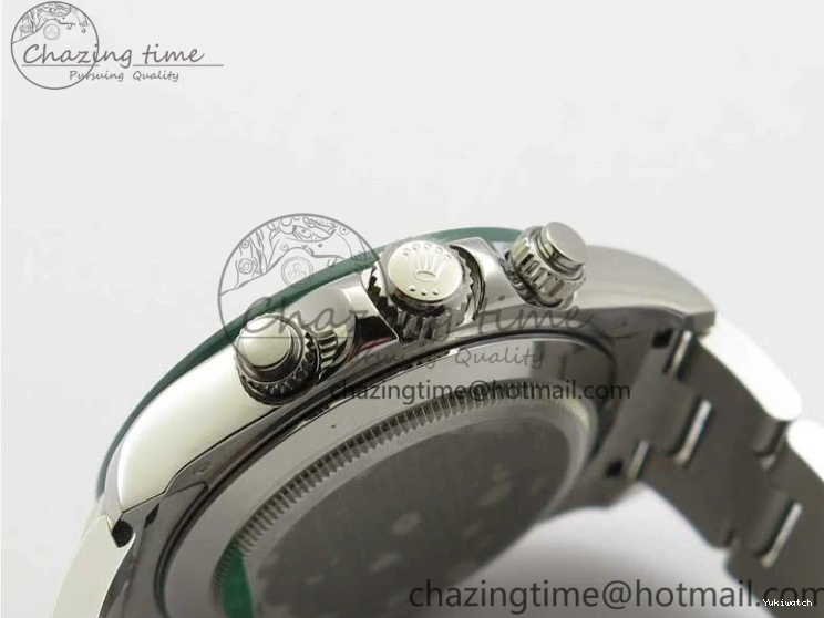 Ceramic A7750 Daytona on Dial SS Green 116520 Real SS Stick Markers Bezel Bracelet Edition UBF Best 0301